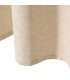 Rideau à pattes cachées beige à l'unité 140x260cm