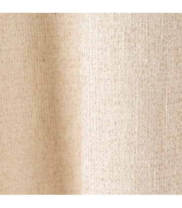 Rideau à pattes cachées beige à l'unité 140x260cm