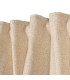 Rideau à pattes cachées beige à l'unité 140x260cm