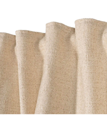 Rideau à pattes cachées beige à l'unité 140x260cm