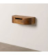 Table de chevet murale en bois de manguier 50x20x13cm