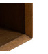 Table de chevet murale en bois de manguier 40.5x25x23cm