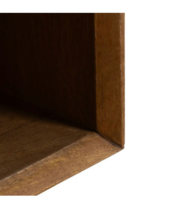 Table de chevet murale en bois de manguier 40.5x25x23cm