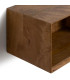 Table de chevet murale en bois de manguier 40.5x25x23cm