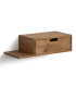 Set of 2 bedside Tables mangowood 55x25x15cm