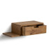 Set de 2 tables de chevet murales en bois de manguier 55x25x15cm