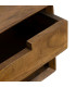 Bedside Table Wood beige 40x25x23cm