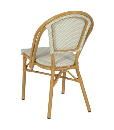 Garden chair vintage green 50x54x85cm
