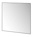 Mirror black metal 50x50cm