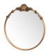 Miroir rond doré 49x2.5x53cm