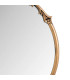 Miroir rond doré 49x2.5x53cm