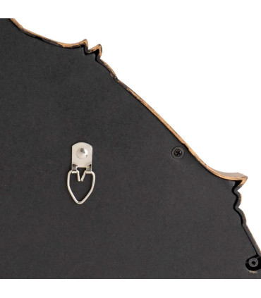 Miroir rond doré 49x2.5x53cm