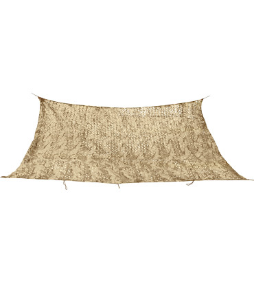 Voile ombrage rectangulaire camouflage 300x400cm