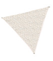 Voile ombrage camouflage triangulaire beige 360x360x360cm