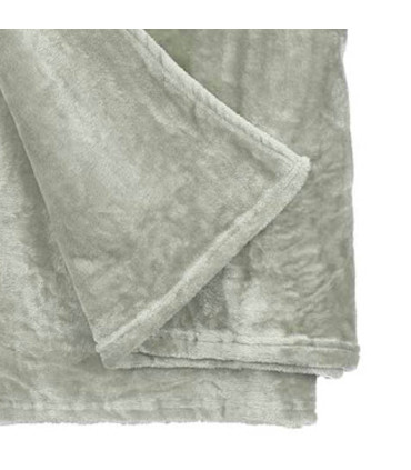 Plaid doux polaire vert 130x160cm