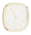 Horloge murale doré 31x31x4.5cm