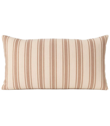 Cushion stripe beige and pink 70x30cm