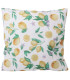 Coussin coton motif citrons 45x45cm
