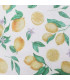 Coussin coton motif citrons 45x45cm