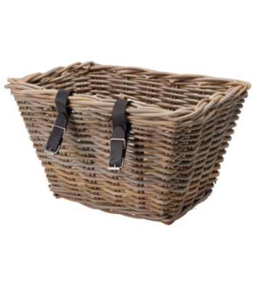 Rattan bike basket 39x30x24cm
