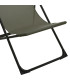 Garden lounge chair beige 86x58x90cm
