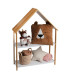 Étagère bibliothèque maison chambre enfant 80x30x108cm
