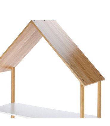 Bookcase House MDF White Kid - 80x30x108cm