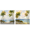Set of 2 wall frames 80x3x80cm