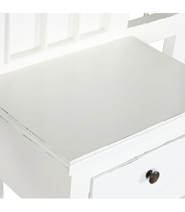 Entrance table White Wood MDF 77x31x180cm