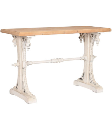 Console table Classical White Wood MDF - 120x50x77cm