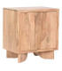 Table de chevet en bois d'acacia 50x35x55cm