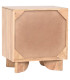 Table de chevet en bois d'acacia 50x35x55cm