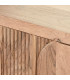 Table de chevet en bois d'acacia 50x35x55cm