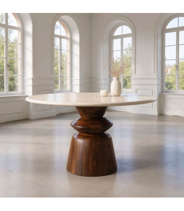 Round table 120x120x73cm