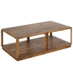 Table basse rectangulaire en bois de manguier 130x80x45cm