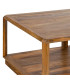 Table basse rectangulaire en bois de manguier 130x80x45cm