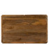Table basse rectangulaire en bois de manguier 130x80x45cm
