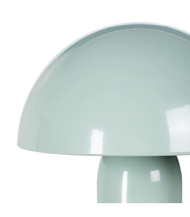 Lampe à poser champignon en métal vert menthe 22x22x31.5cm