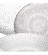 Set of 18 plates glass