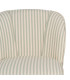 Armchair beige and green stripes 54x64x73cm