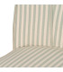 Armchair beige and green stripes 54x64x73cm
