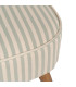 Armchair beige and green stripes 54x64x73cm