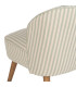 Armchair beige and green stripes 54x64x73cm