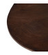 Table basse ovale en bois de manguier 110x60x43cm