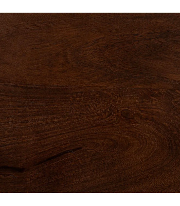 Table basse ovale en bois de manguier 110x60x43cm