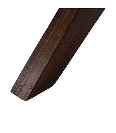 Table basse ovale en bois de manguier 110x60x43cm