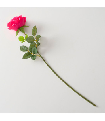 Rose fleur artificielle 11x11x59cm