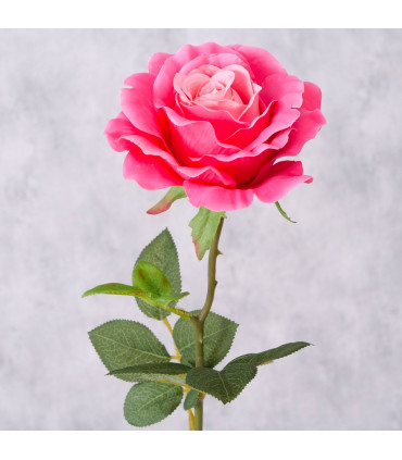 Rose fleur artificielle 11x11x59cm