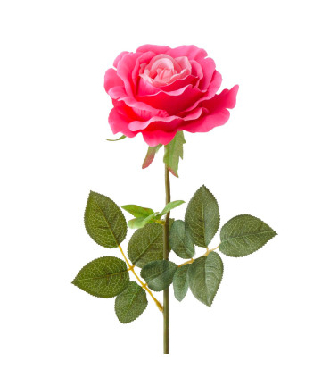 Rose fleur artificielle 11x11x59cm