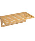 Wall Coat Rack bamboo 50x30x20cm